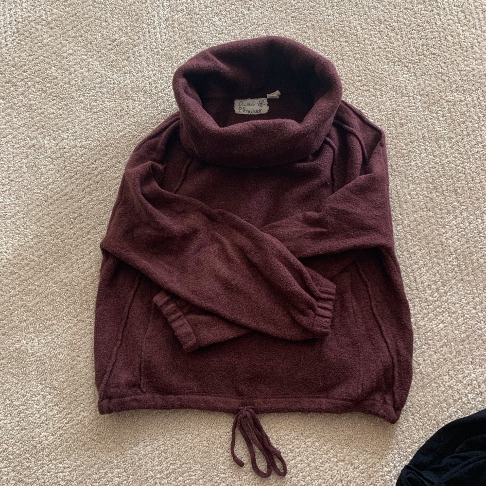 Burgundy sweater